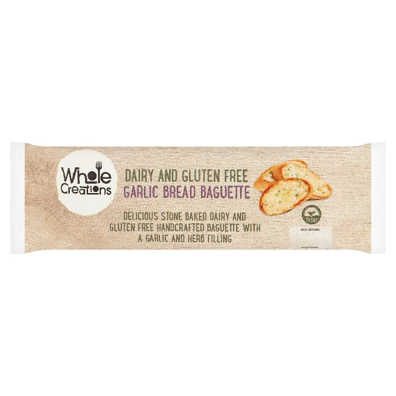 - Organic cotton dog bibsWholecreations Dairy & Gluten Free Garlic Bread Baguette 190g