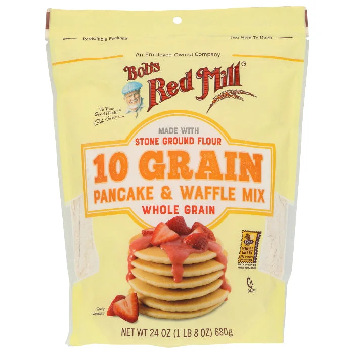 - Foldable and portable cat bagBob's Red Mill - Mix, Pancake & Waffle, 10 Grain, 24 OZ - Pack of 4