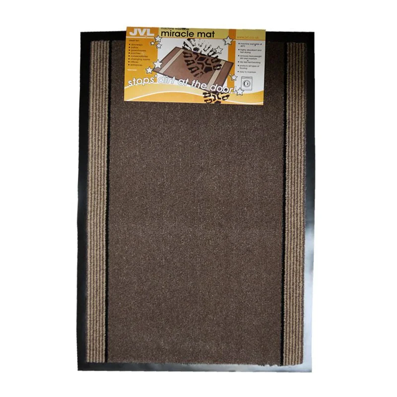 - Automatic temperature adjustment cat bed90x60cm JVL Miracle Barrier Mat - Brown Stripe