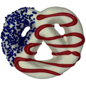 - ​​Christmas pet Christmas clothingPatriotic Pretzel Dog Cookie