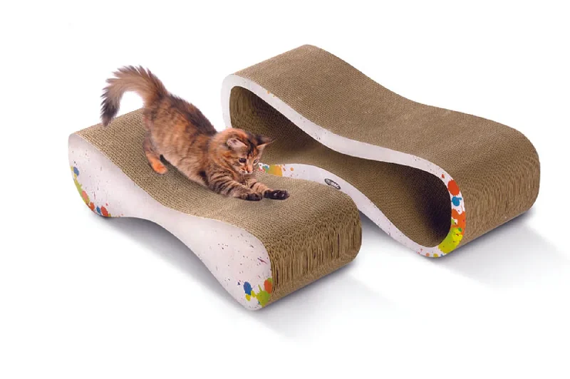 ---IMAC Tiragraffi Minou Cat Scratching Post (75x25x23 cm)