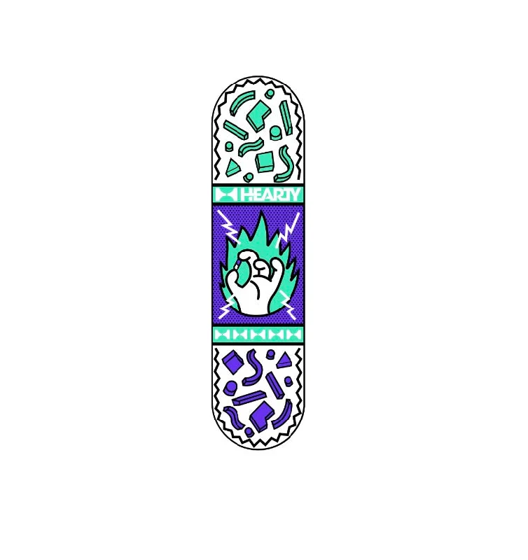 - Solid wood cat climbing frame customizedHearty Skateboard Deck Take a Chill Pill Teal Blue- 8.0", 8.125" & 8.25"