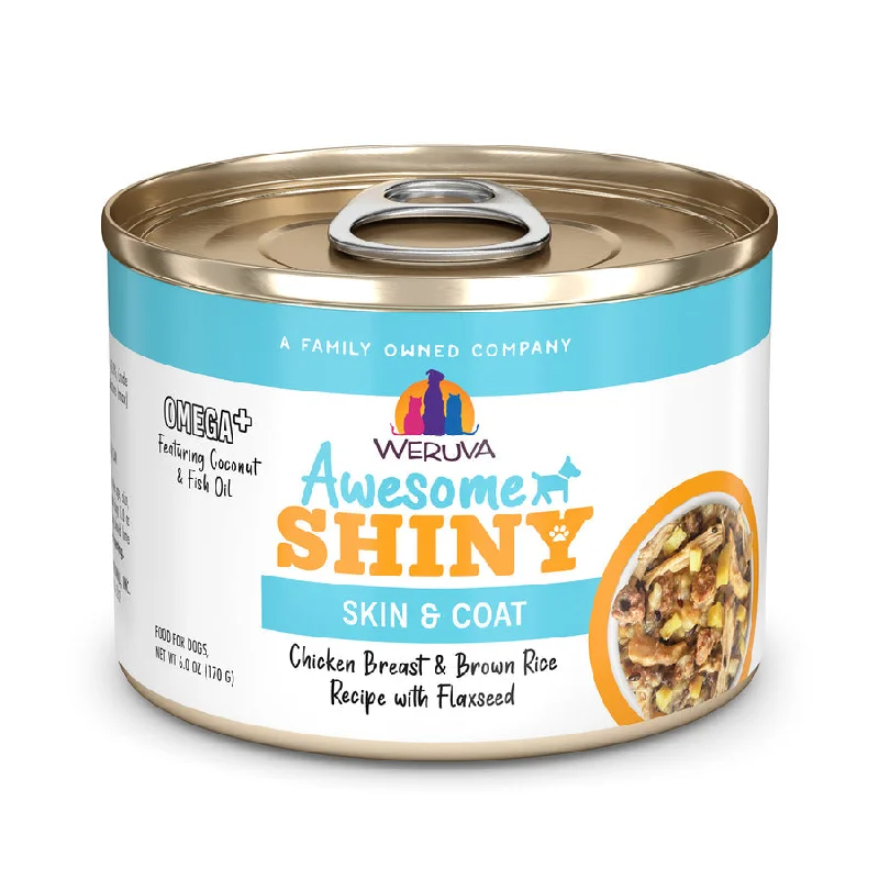 - Dog food discountsWeruva Awesome Shiny Chicken Breast & Brown Rice Recipe with Flaxseed in Gravy Dog Food