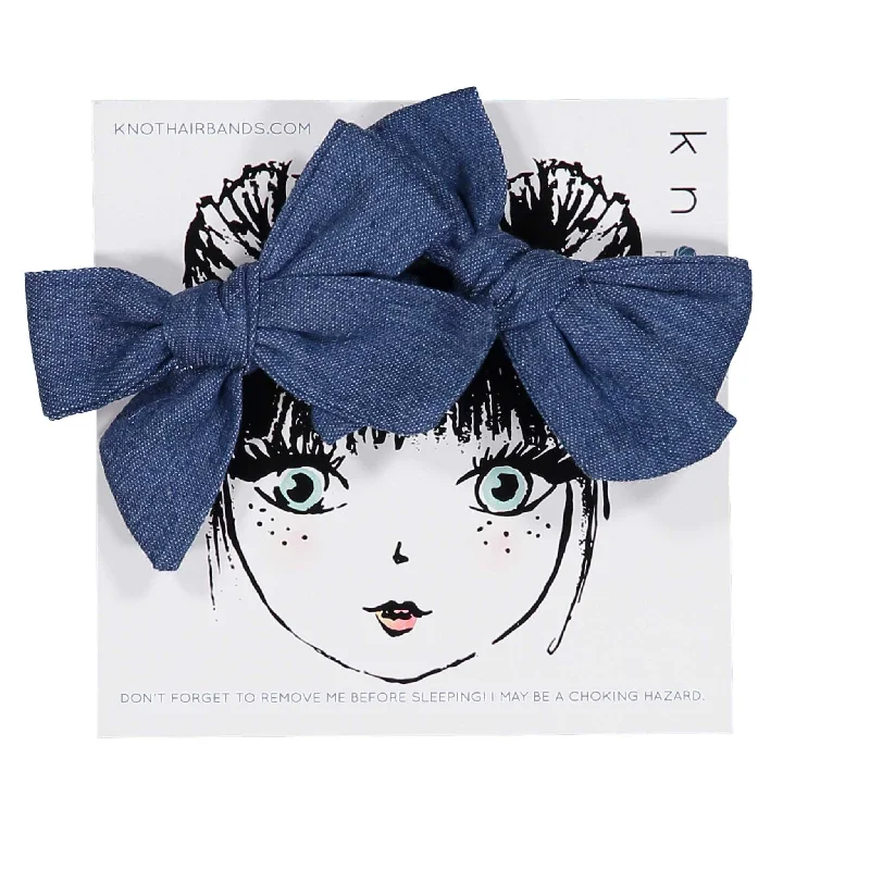 - Cat stress soothing sprayKnot Hairbands Dark Wash Denim Mini Clip Set