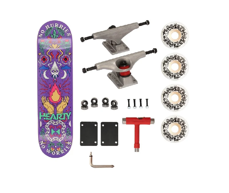 - Organic cotton dog bibsHearty Pro-Complete Skateboard Pack- Unassembled- 8.0" & 8.25"-No Hurries No Worries/Purple