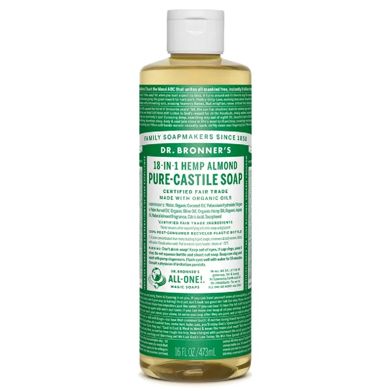 - ​​Pet toys under    yuanDr. Bronner's Almond Castile Liquid Soap (16 oz) #14200