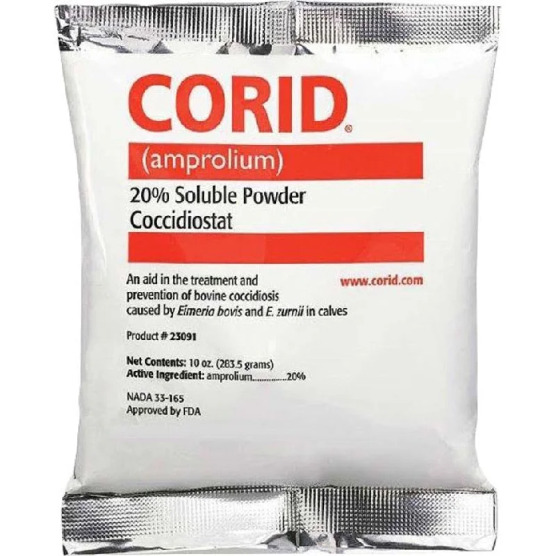 Pet ProductsCORID 20% SOLUBLE POWDER COCCIDIOSTAT FOR CALVES