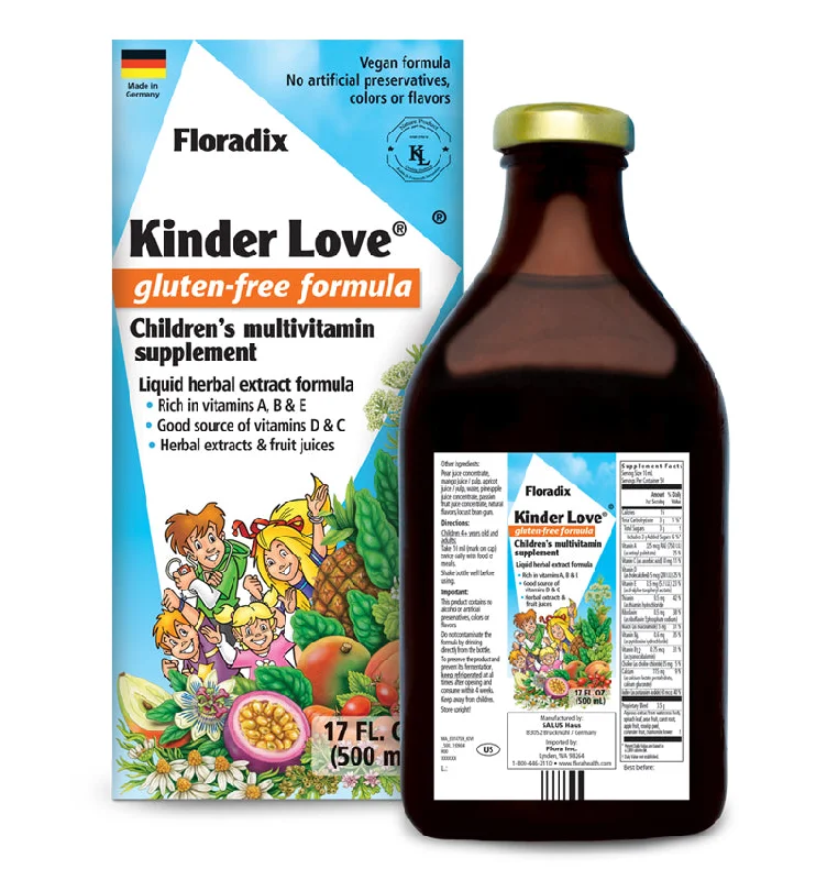 - Air box TSA certified check-inSalus Haus Kinder Love Multivitamin (17 fl oz) #4953