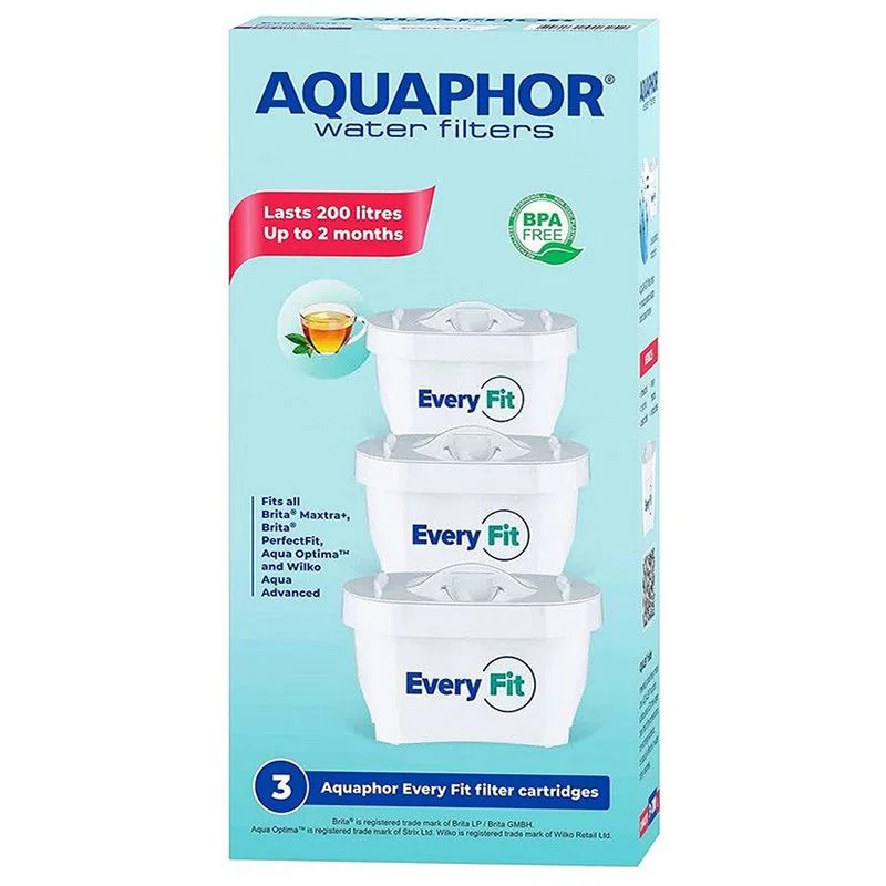 - Foldable and portable cat bagAquaphor Everyfit Water Filter Cartridge 3 Pack