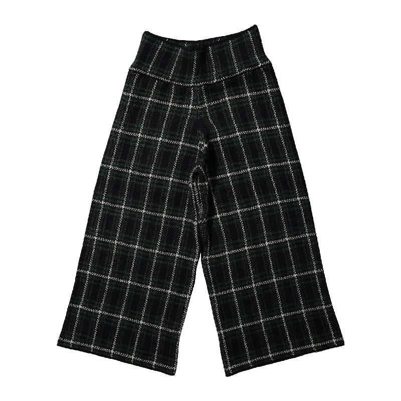 - ​​Pet toys under    yuanBonjour Green Checks Pants