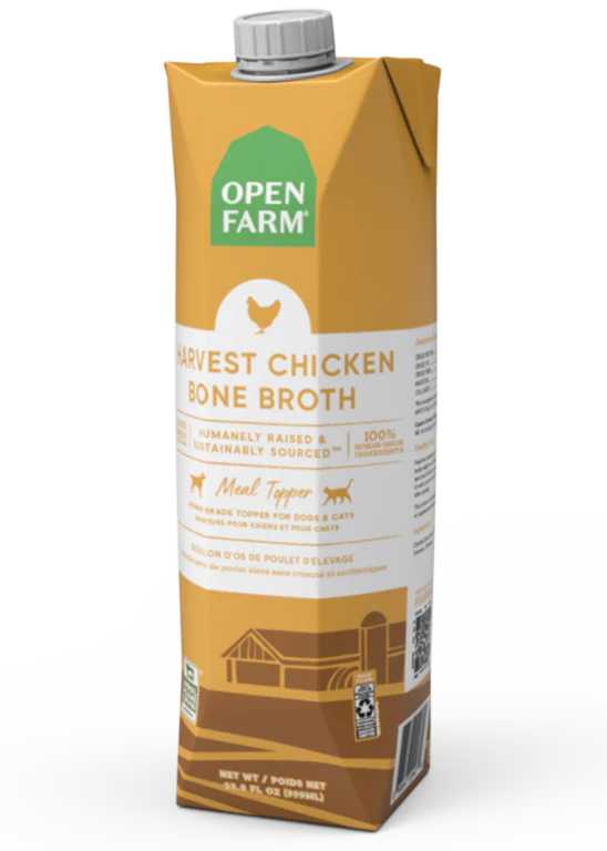 - Custom pet birthday cakeOpen Farm Harvest Chicken Bone Broth for Dogs 34oz