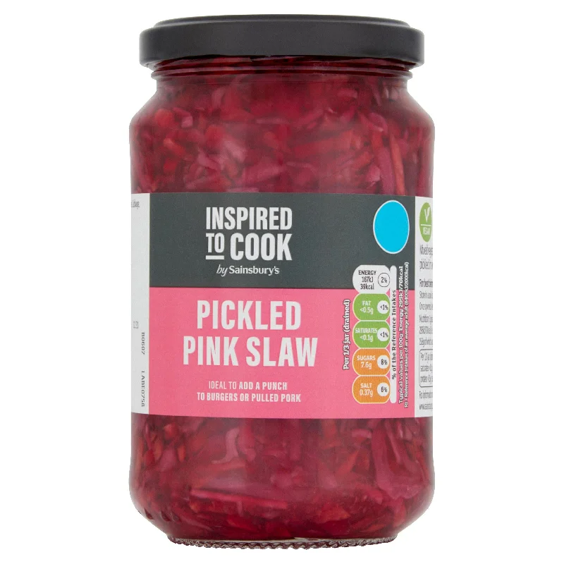  -Splash-proof food bowl AND Anti-choking slow food bowlSainsbury's Pickled Pink Slaw, Inspired to Cook 340g (170g*)