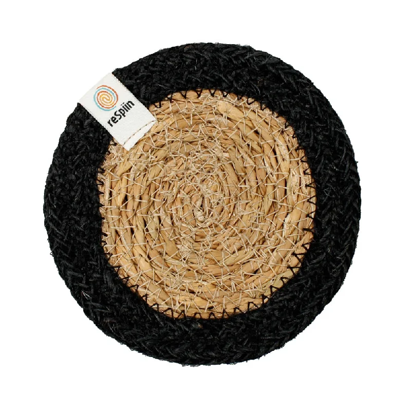  -Anti-slip claw protection raincoat FOR dogsReSpiin Jute & Seagrass Coaster - Black