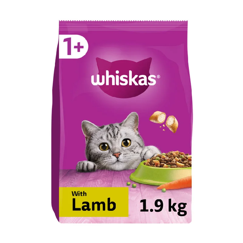    - Outdoor cat food  Whiskas 1+ Lamb Adult Dry Cat Food