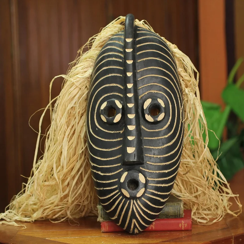 - Natural latex pet mattressNorthern Water Spirit Hand Carved African Mask with Raffia