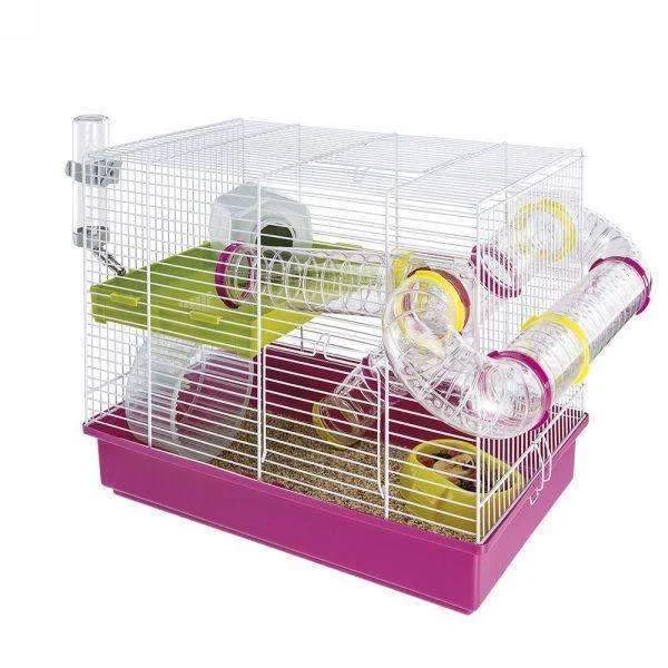 Ferplast Laura Hamster cage on two floors, complete with tubes